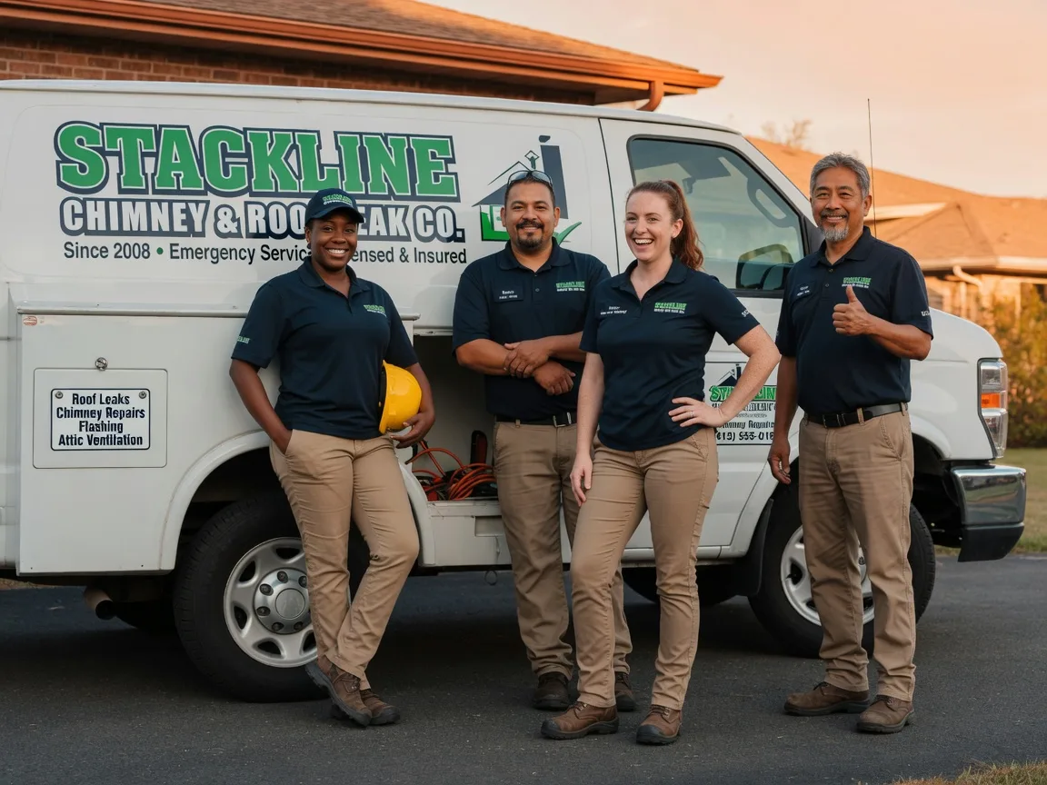 Chimney flashing repair company in Lynchburg, OH
